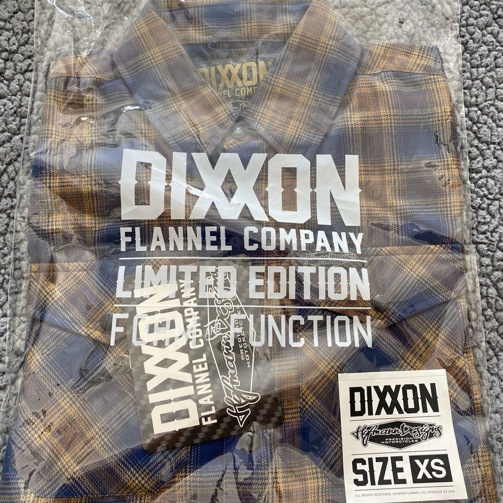 Dixxon Hoffman collab Flannel BNIB Mens XS